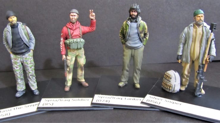 Red Zebra are a military modelling company who specialise in creating figures from conflicts in the Middle East using Sylmasta Magic Sculp and Green Stuff