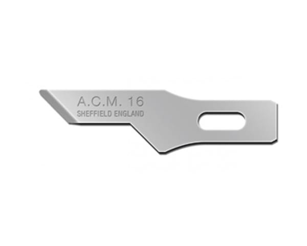 Swann-Morton ACM No.16 Blade is used for stencilling, scoring and etching