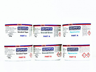 Geomfix Coloured Epoxy is a coloured modelling putty popular with model makers, jewellery makes and other crafts people