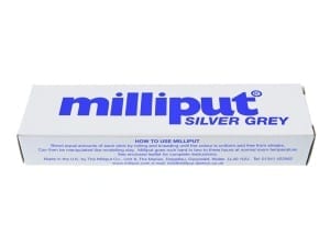 Milliput Silver Grey is an epoxy putty used in applications which don't require significant amounts of detail such as garden ornaments and taxidermy