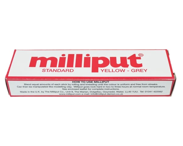 Milliput Epoxy Putty terre cuite-Putty 2 partie Blanc Noir Standard modélisation 
