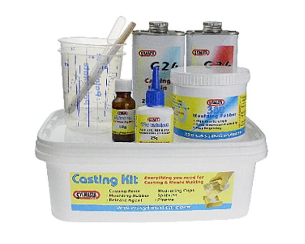 The Sylmasta Casting Kit contains all the products and equipment needed to being resin casting and creating casts
