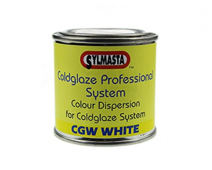 CGW White Paste is a colour dispersion system used to cure Sylmasta glazes to white rather than clear