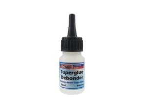 Sylmasta Superglue Debonder is used to break down Superglue joints, remove Superglue from fingers, clean up spills and tidy up errant applications