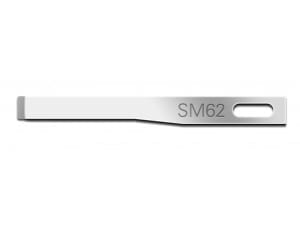 Swann-Morton Fine SM62 Blade is a larger version of the chisel shaped stainless steel SM61 Blade