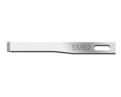 Swann-Morton Fine SM62 Blade is a larger version of the chisel shaped stainless steel SM61 Blade