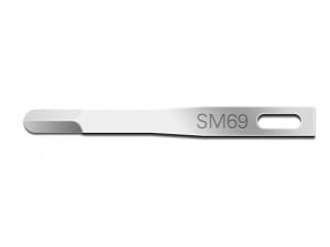 Swann-Morton Fine SM69 is an arrowhead style blade which is precisely ground on all four sides