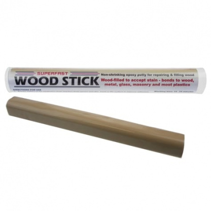 Superfast Wood is a wood filled epoxy putty used to repair and restore wood and in model making
