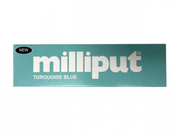 Milliput Turquoise Blue is an epoxy putty which sets to blue and is designed for woodturning, marbling and jewellery making