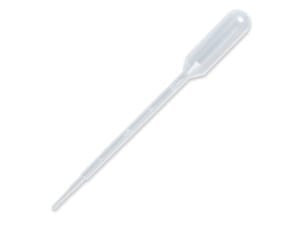Pipettes are used to carefully and easily inject liquids during the casting and mould making process