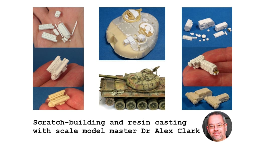 Alex Clark is one of the best 1/72 scale model makers around thanks to his talent for scratch-building parts from Magic Sculp and using casting resin to produce high-quality reproductions