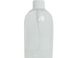Empty Clear PET Plastic Bottle 500ml with pump handle dispenser