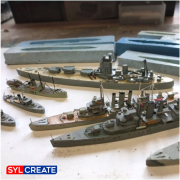 Numerous boats cast with G26 Resin