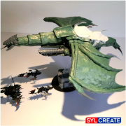 Warhammer 40k Harridan Piece from Green Stuff Modelling Puttyy