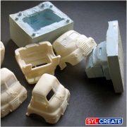 Bedford lorry cab mould taken with 380 Silicone Moulding Rubber