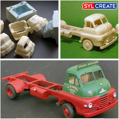 Bedford Truck created using G26 Resin and 380 Silicone Mouldingh Rubber