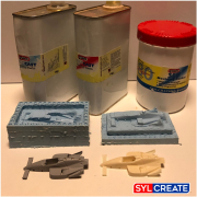 Mould of indy car taken with 380 Silicone Moulding Rubber