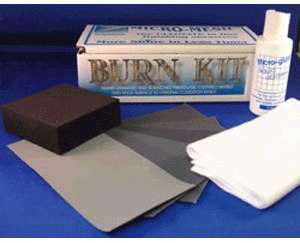 Micro-Mesh Burn Kit for removing burns, scratches and discolouration from marble, acrylic, fibreglass and other solid surfaces