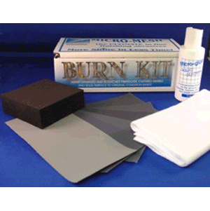 Micro-Mesh Burn Kit for removing burns, scratches and discolouration from marble, acrylic, fibreglass and other solid surfaces