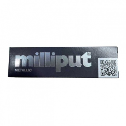 Milliput Metallic contains a pigment mimicking the appearance of a shiny metal